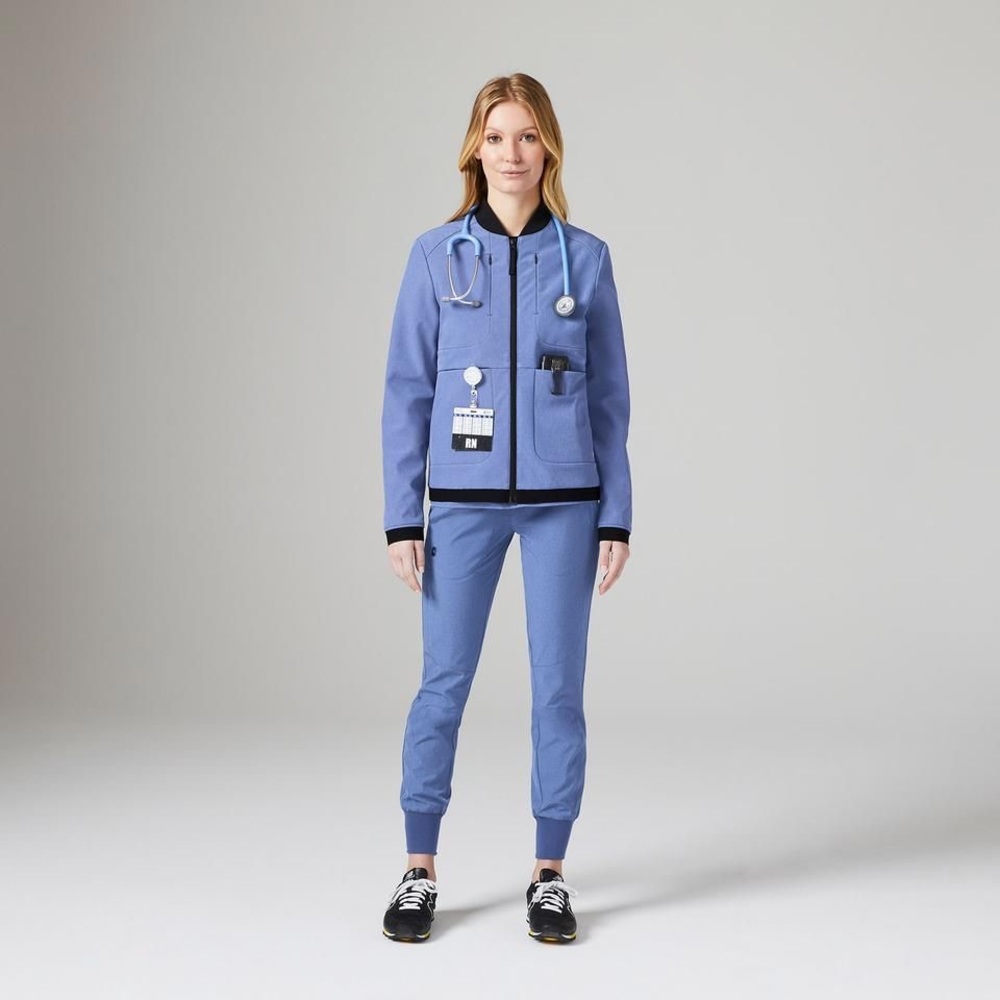 LIKE NEW- Figs Scrub Jacket | Women/Small | Blue sky - FIONe Recycled | Limited